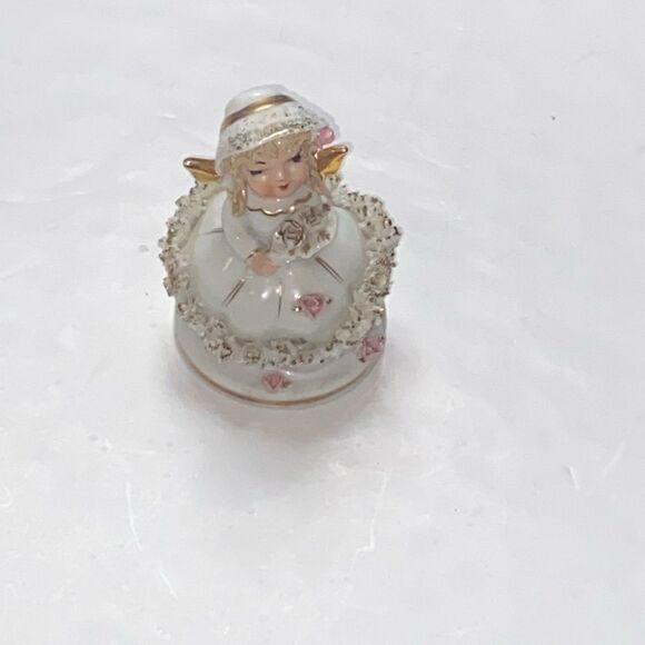 Vintage Lefton  June Bride 808B Angel Hand Painted Figurine #808B - Picture 14 of 14